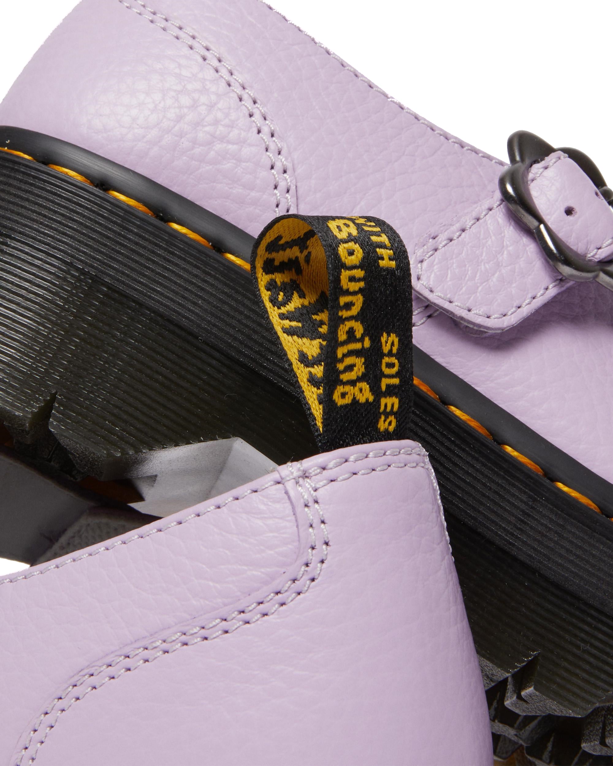 Addina Flower Buckle Platforms