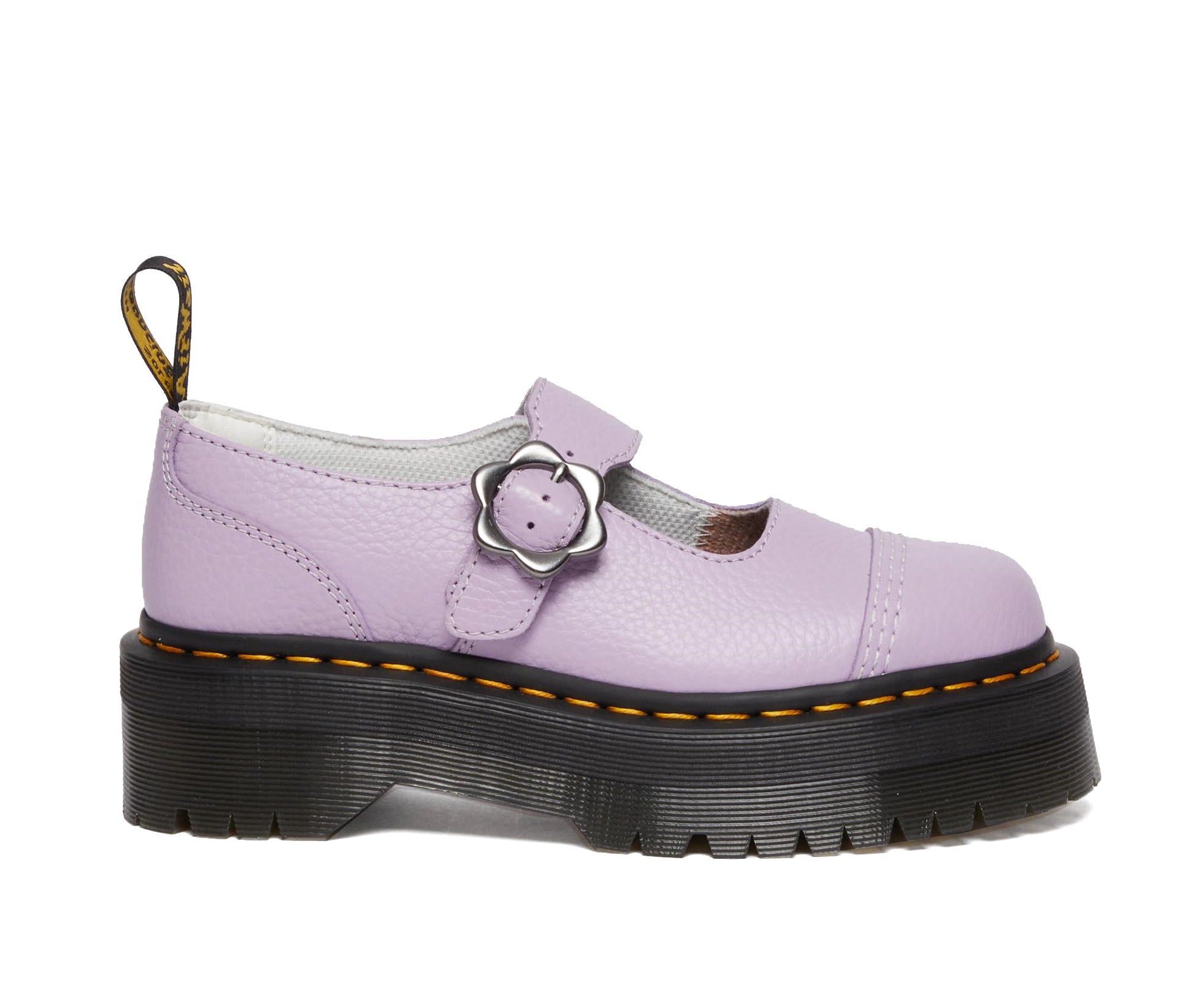 Addina Flower Buckle Platforms