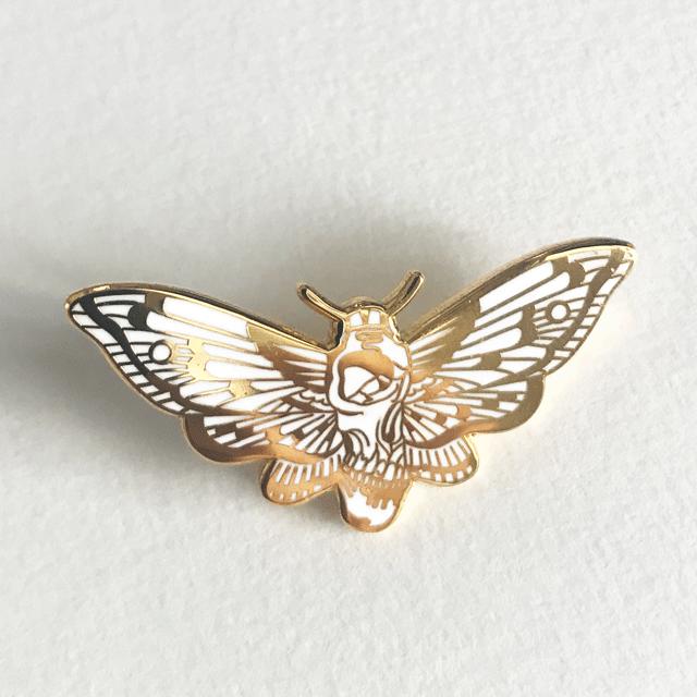 Death's Head Moth Pin