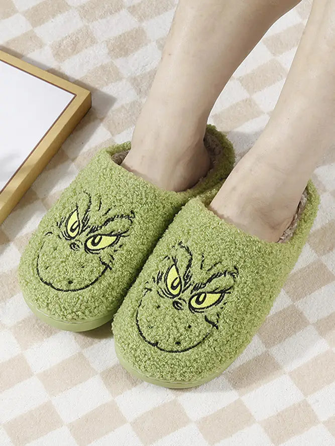 Grinch House Slippers
