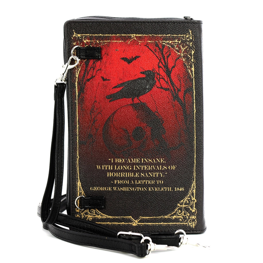 Edgar Allen Poe Book Bag Clutch