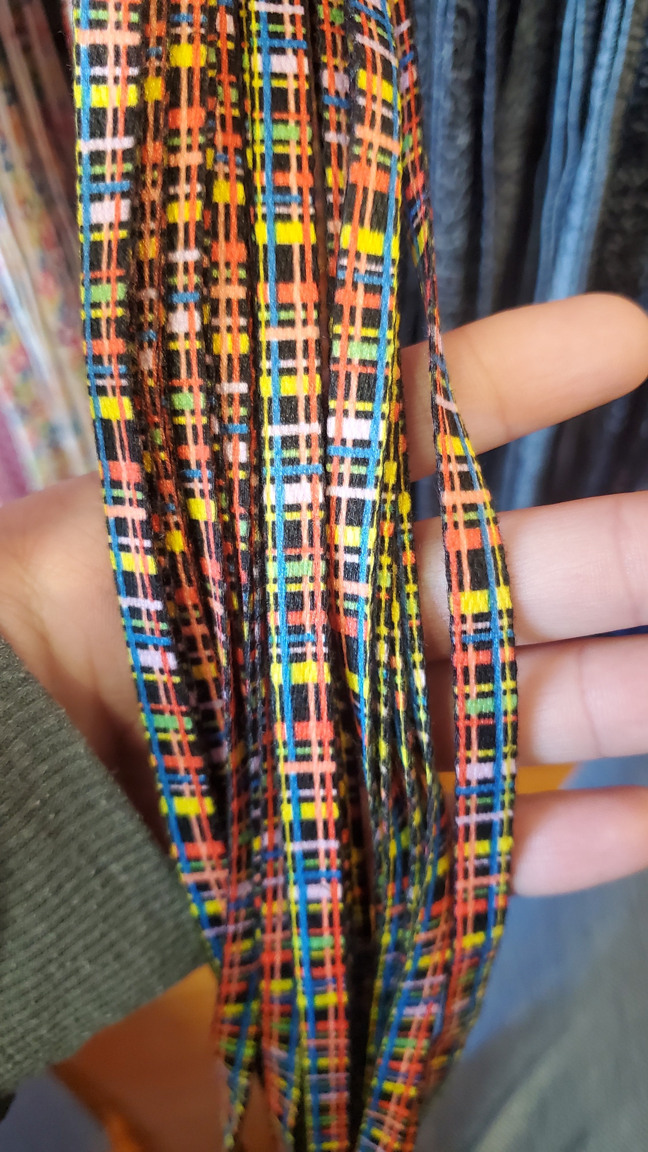 Flat Plaid Black/Multi