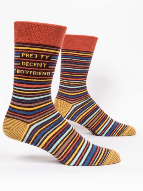 Men’s Pretty Decent Boyfriend Crew Socks