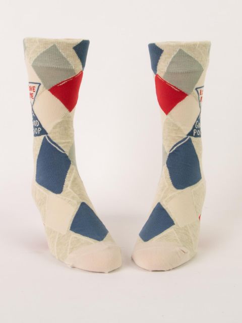 Men’s Love Me A Good Poop Crew Socks