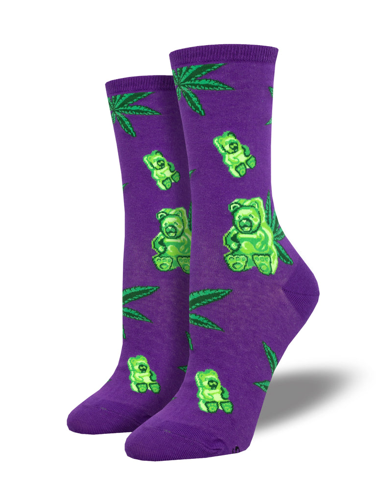 Women's Weed Gummies Crew Socks