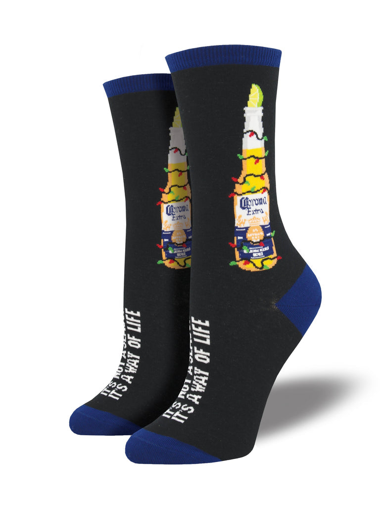 Women's Corona Beer “Coronavidad” Crew Socks